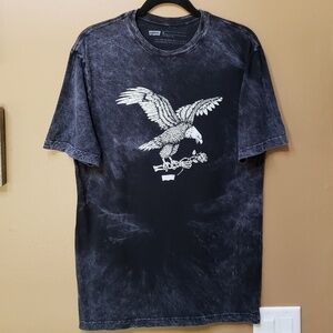 Levi's eagle logo tie dye tee